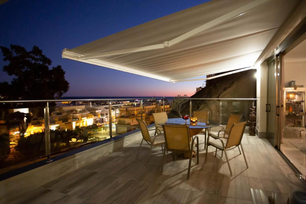 Rivera Del Puerto Luxury Penthouse With Great Terrace And Sea View Puerto De Mogan Exterior photo